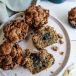 Vegan Blueberry Zucchini Crumble Muffins